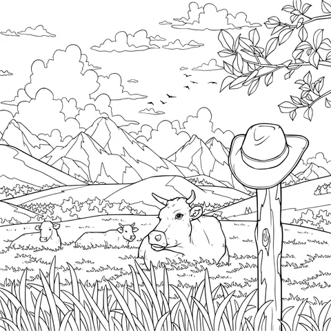 Idyllic Pastoral Scenery