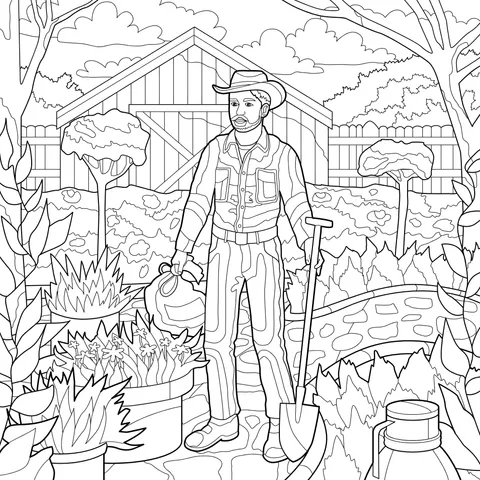 The Farmer in the Garden