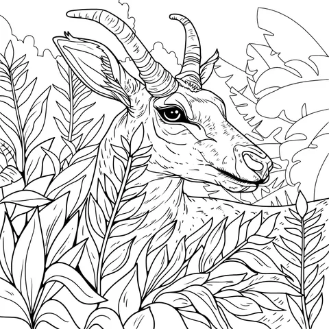Antelope in the Jungle