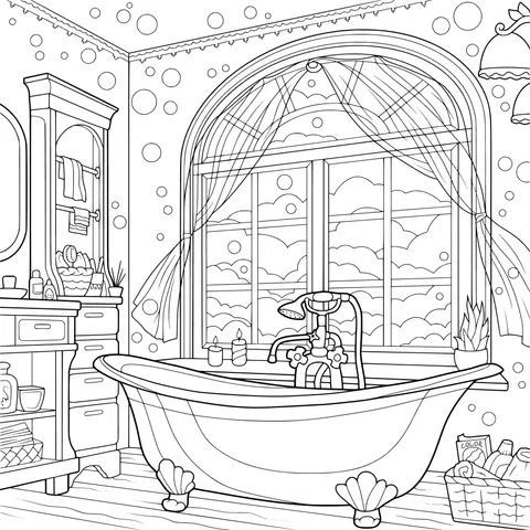 Dreamy Bubble - filled Bathroom
