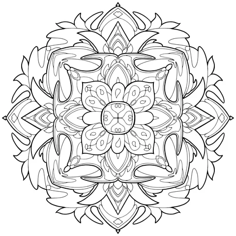 Colorful Mandala Pattern