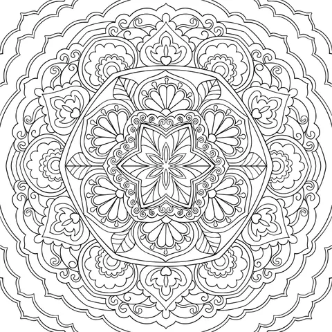 Colorful Mandala Pattern