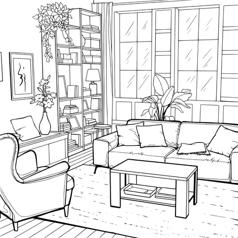 A Cozy Corner of the Living Room