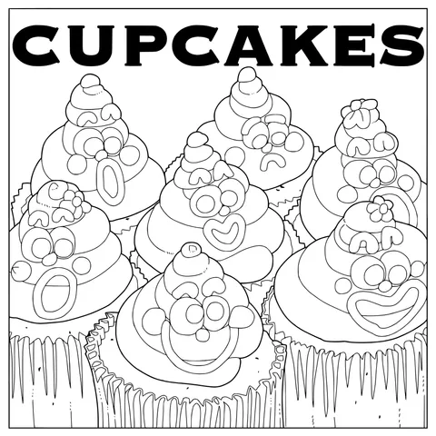 Cartoon Cupcakes