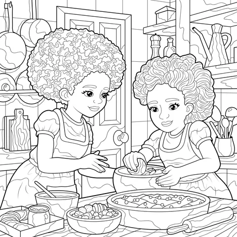 Girls' Kitchen Time