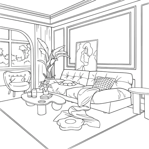 Colorful Living Room