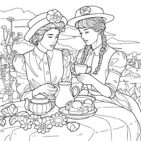 Afternoon Tea Time in the Garden