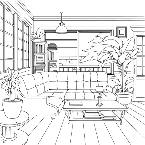 Cozy Living - room Scene