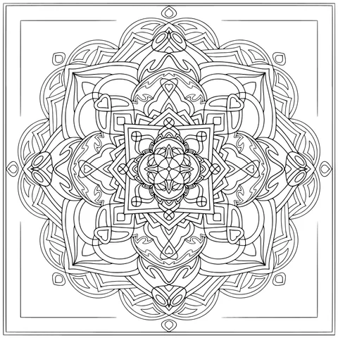 Colorful Mandala Pattern