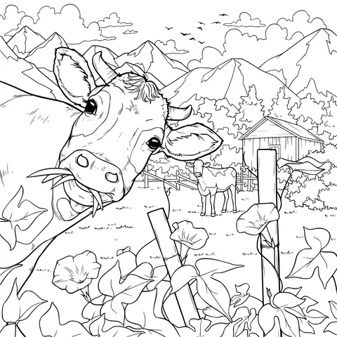 Cows in the Countryside