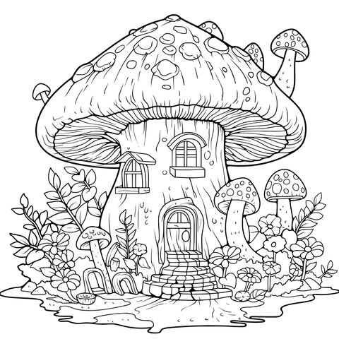 梦幻蘑菇小屋
