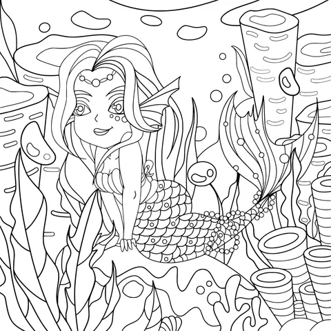 Little Mermaid Under the Sea