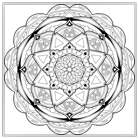 Colorful Mandala Pattern