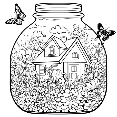 Dreamy Home in a Jar