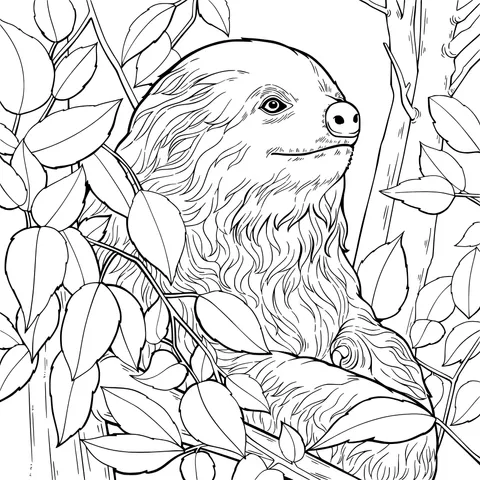 Sloth on the Tree