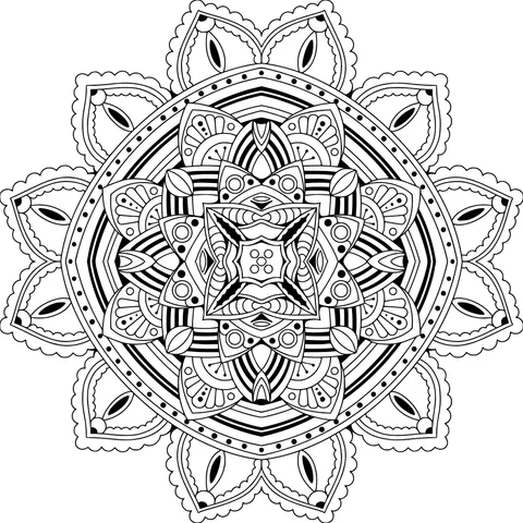 Exquisite Mandala Pattern