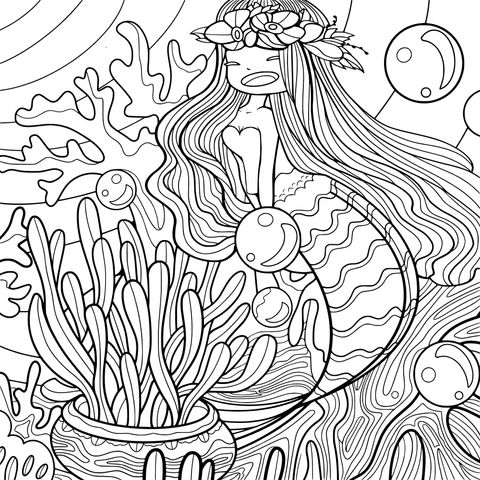 梦幻海底的美人鱼