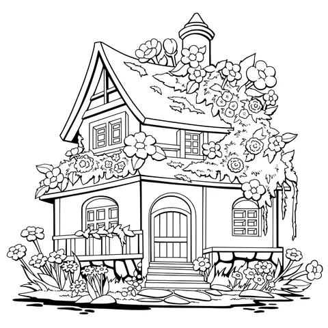 Flower - surrounded Cottage