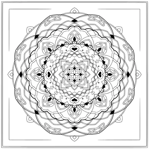 Exquisite Mandala Pattern