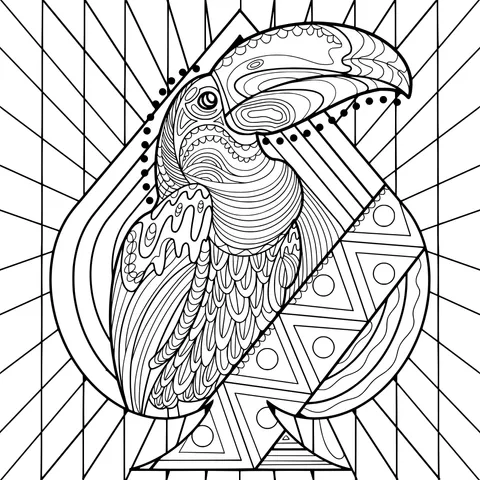 Colorful Toucan Illustration