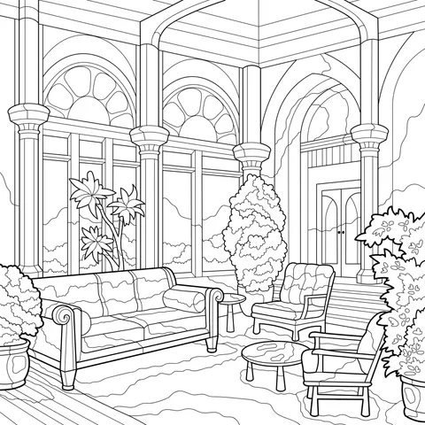 Beautifully - decorated living room