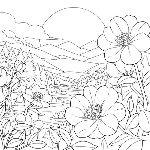 繁花映山川