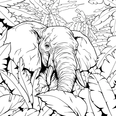 Elephant in the Jungle