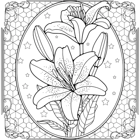 Elegant Lily Pattern