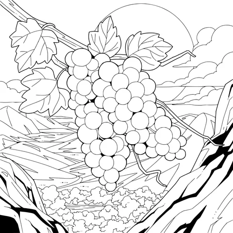 Grapes in the Mountains