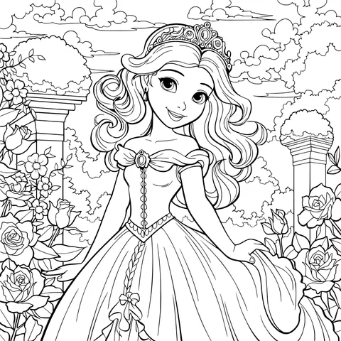 Princess in the Garden
