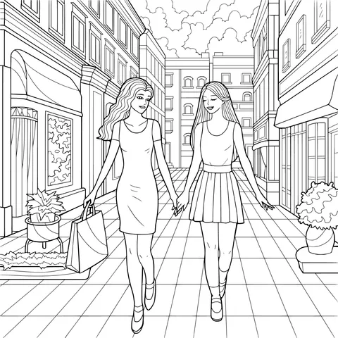 Girlfriends Shopping