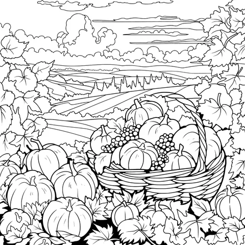 Harvest Rural Scenery
