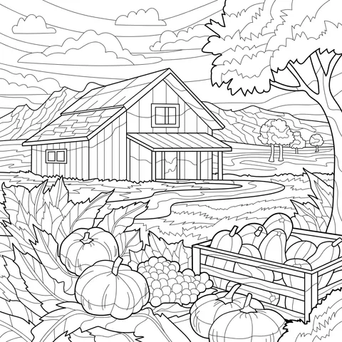 Rural Pastoral Scenery