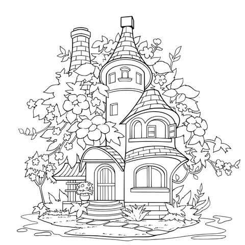 童话风格的小屋