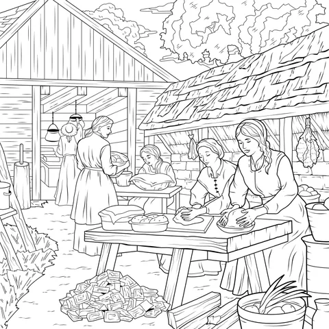 Rural Women's Cooking Time