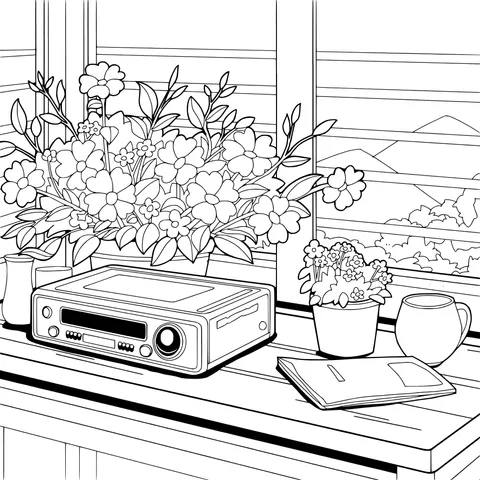 Quiet Time by the Window