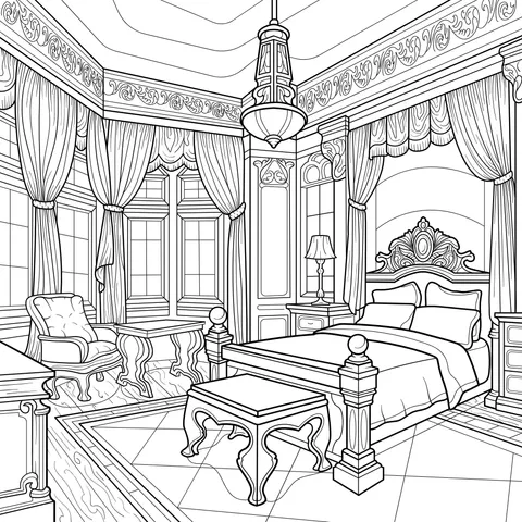 Luxurious Classical Bedroom