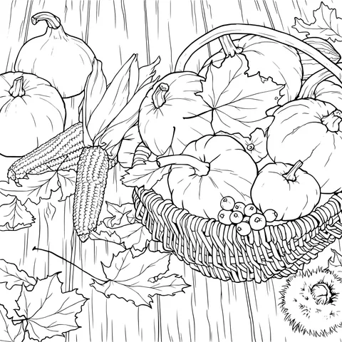 Autumn Harvest Basket