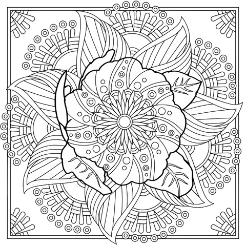 Floral Mandala Pattern