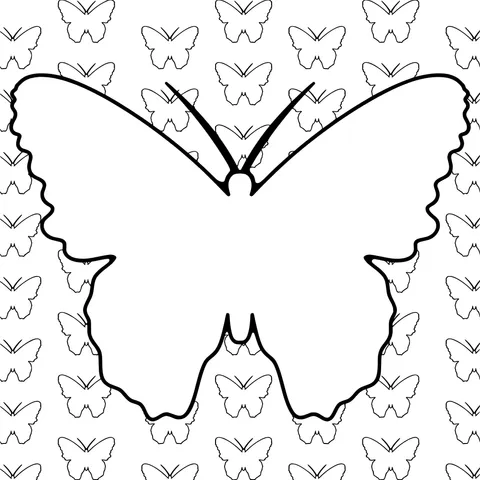 Rural Scenery on Butterfly Wings