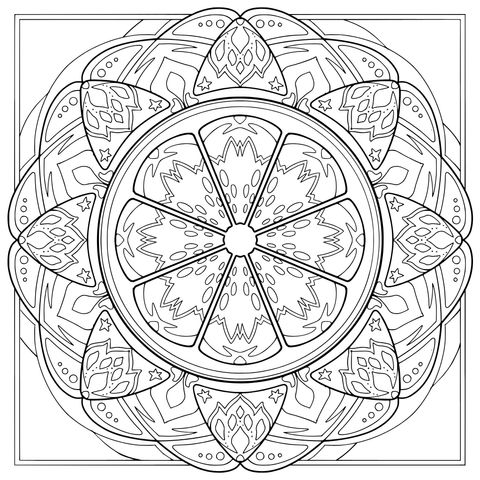 精美曼陀罗图案