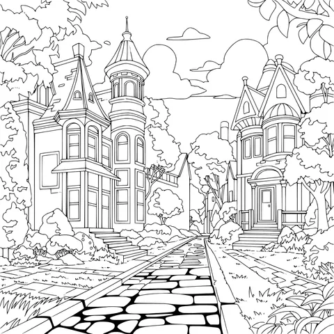 Autumn - themed Fairy - tale Street