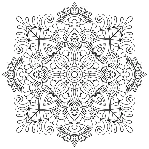 Colorful Mandala Pattern