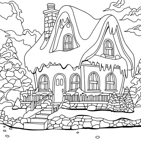 冬日童话小屋