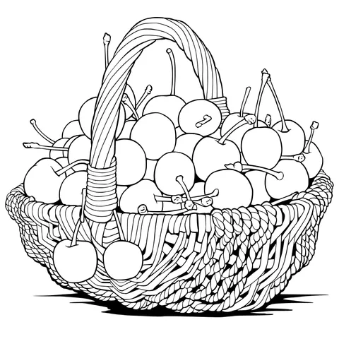 A Basket of Cherries
