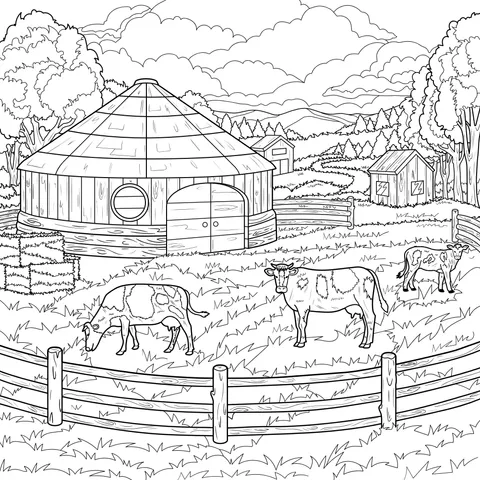 Rural Pastoral Scene