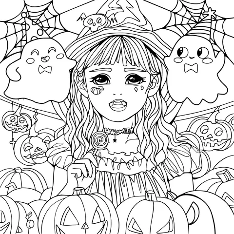 Little Witch on Halloween
