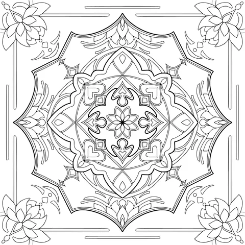 Colorful Mandala Pattern