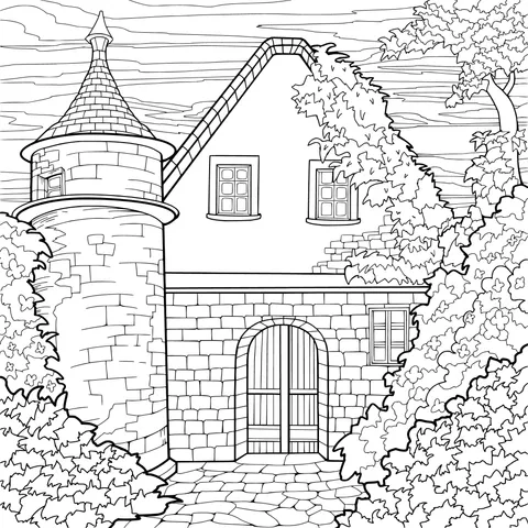 Fairytale Cottage in Autumn