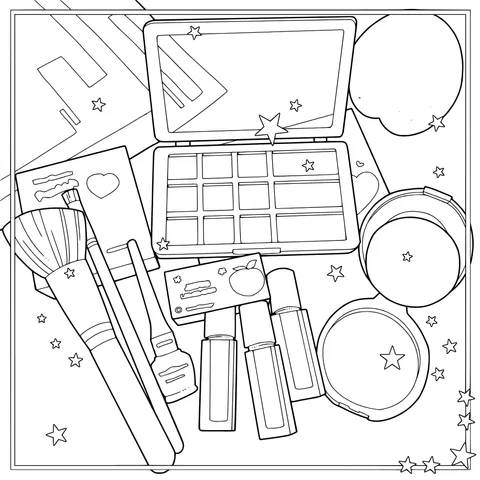 Colorful Makeup Collection